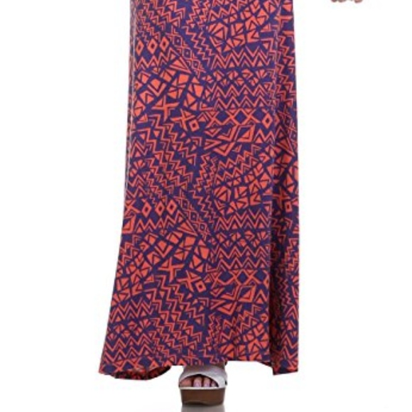 LeggingsQueen High Waisted Rayon Spandex MaxiSkirt - Picture 2 of 2